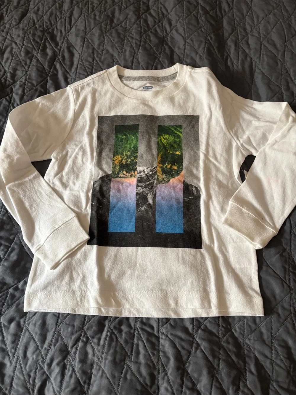 NWT Old Navy XS 5 boys long sleeve white shirt